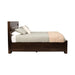 Timberline Queen Bed with Drawers - Charcoal Grey