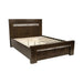 Timberline King Bed with Drawers - Charcoal Grey
