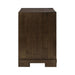 Timberline 2 Drawer Bedside Table - Charcoal Grey