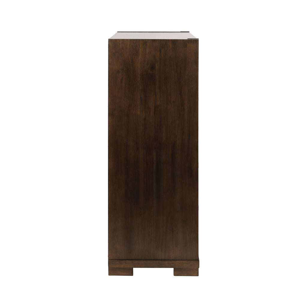 Timberline 5 Drawer Tallboy - Charcoal Grey