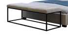 Beatrix Bed End Bench - Grey