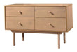 Cebu 4 Drawer Dresser - Light Bamboo