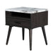Nook 1 Drawer Bedside Table - Espresso/Oak