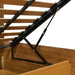 Solenne Gas Lift Queen Bed with USB - Smoke