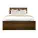 Solenne Gas Lift King Bed with USB - Smoke