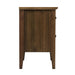 Solenne 2 Drawer Bedside Table - Smoke
