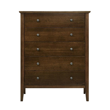 Solenne 5 Drawer Tallboy - Smoke