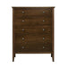 Solenne 5 Drawer Tallboy - Smoke