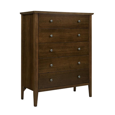 Solenne 5 Drawer Tallboy - Smoke
