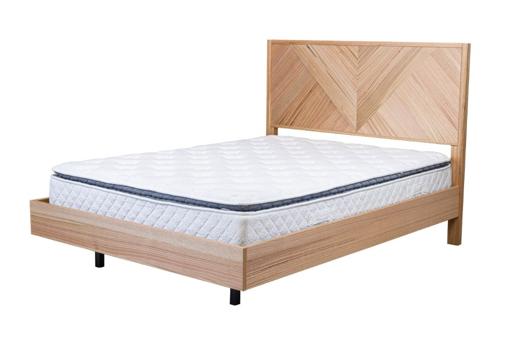 Perisher Queen Bed - Natural