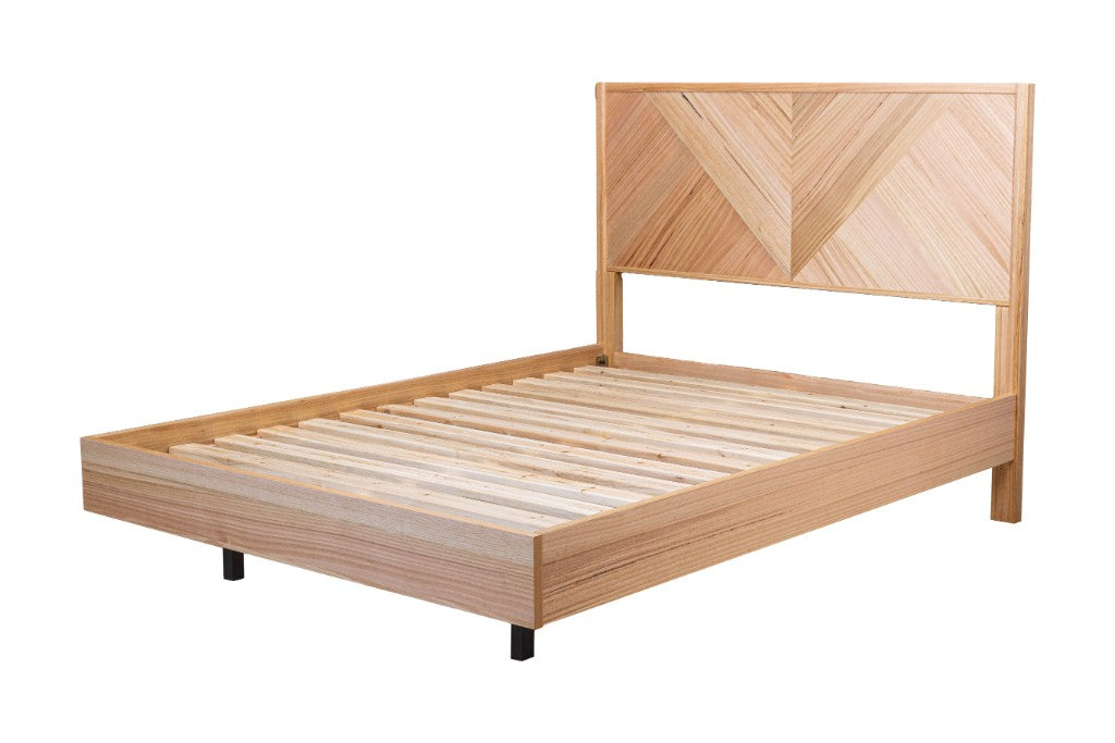 Perisher Queen Bed - Natural