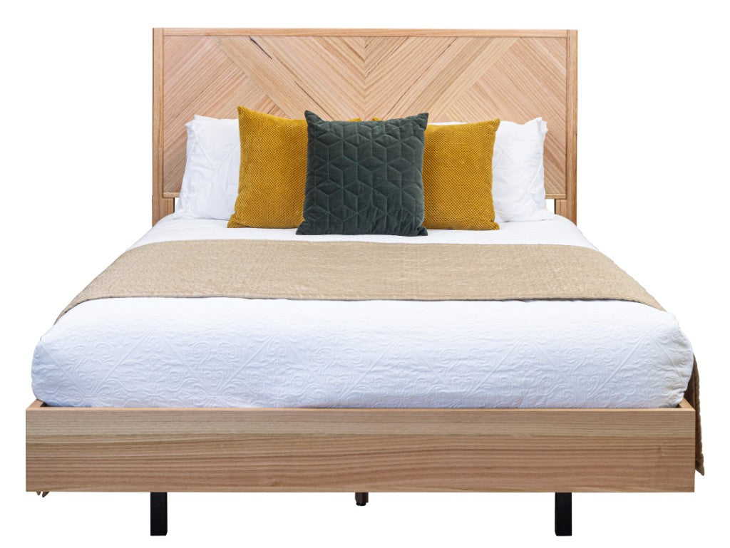 Perisher Queen Bed - Natural