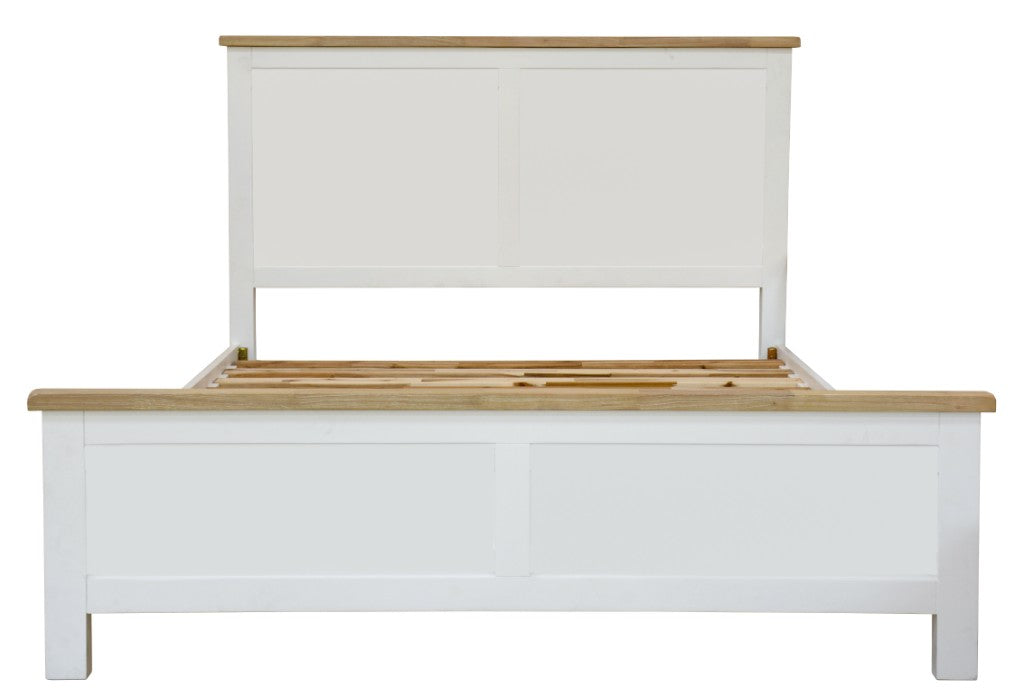 Driftwood King Bed - Oak/White
