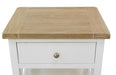 Driftwood 1 Drawer Bedside Table - Oak/White