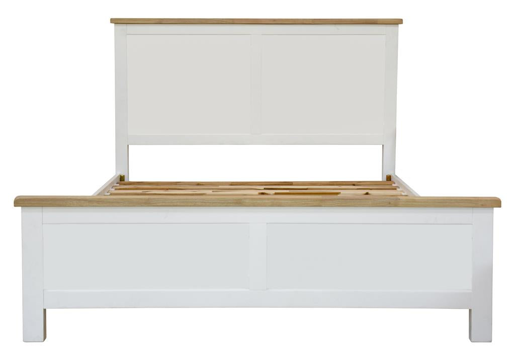 Driftwood Double Bed - Oak/White