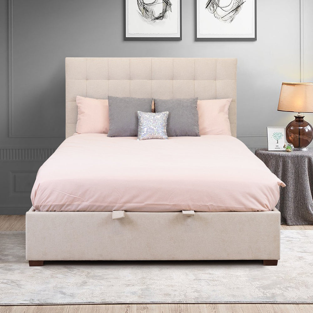 Sicario Fabric King Storage Bed