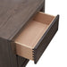 Siesta 2 Drawer Bedside Table - Cafe Grey