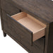 Siesta 6 Drawer Dresser - Cafe Grey