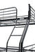 Tandem Single Over Double Bunk Bed