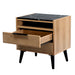 Nook 2 Drawer Bedside Table - Oak