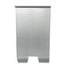 Valencia Embossed 2 Drawer Bedside - Silver