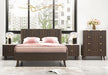 Tavana 4 Piece Queen Bedroom Suite - Walnut