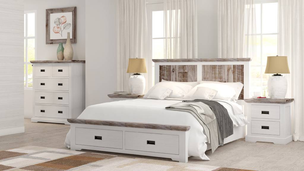 Fenric 4 Piece Queen Bedroom Suite - Multi Colour