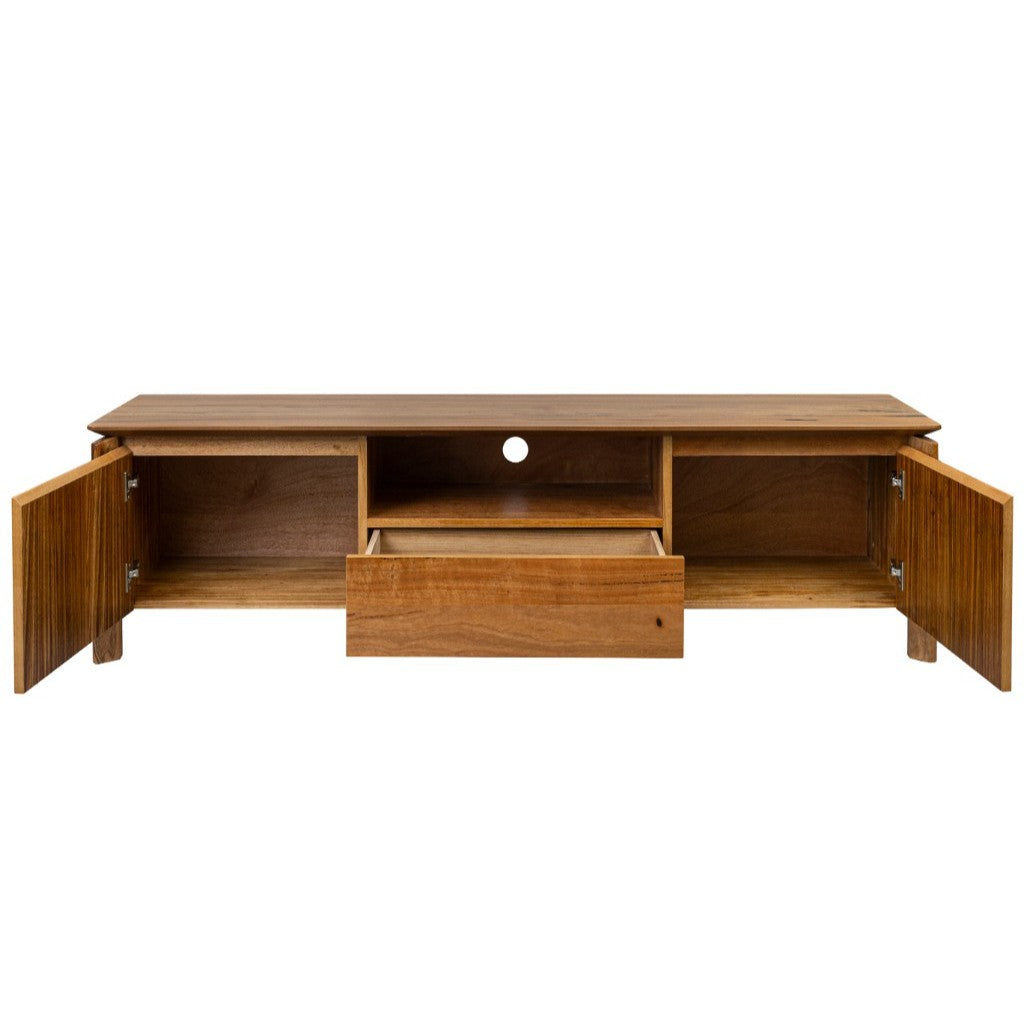 Atherton 2 + 1 Drawer Media TV Unit - Natural