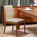 Mallee Leather Dining Chair - Light Mocha