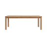 Belmont Fluted Dining Table 210cm - Light Smoke