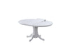 Nantucket Extension Pedestal Dining Table - White