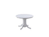 Nantucket Extension Pedestal Dining Table - White