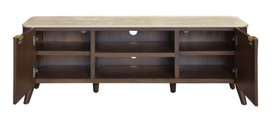 Tavana Sintered Stone Entertainment Unit - Walnut