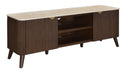 Tavana Sintered Stone Entertainment Unit - Walnut