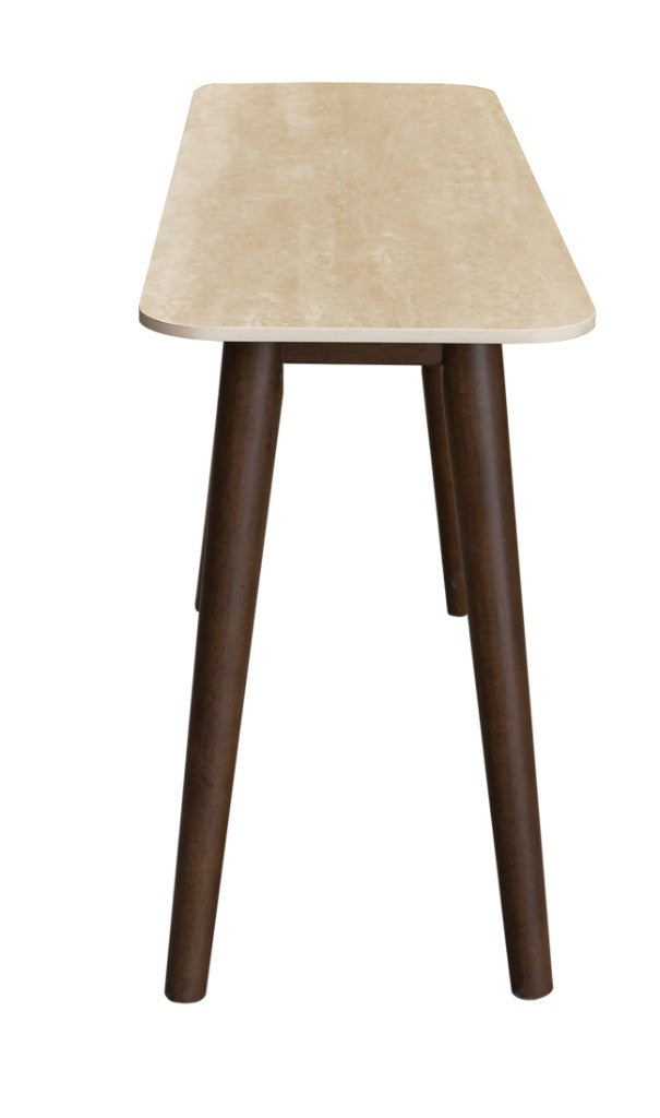 Tavana Sintered Stone Console Table - Walnut
