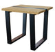 Dorian Lamp Table - Natural/Black
