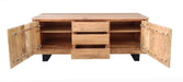 Caelan Acacia 3 Drawer 2 Door Buffet - Natural