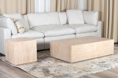 Fallon Travertine Look Coffee Table 120cm