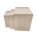 Fallon Travertine Look Nest of 3 Coffee Tables