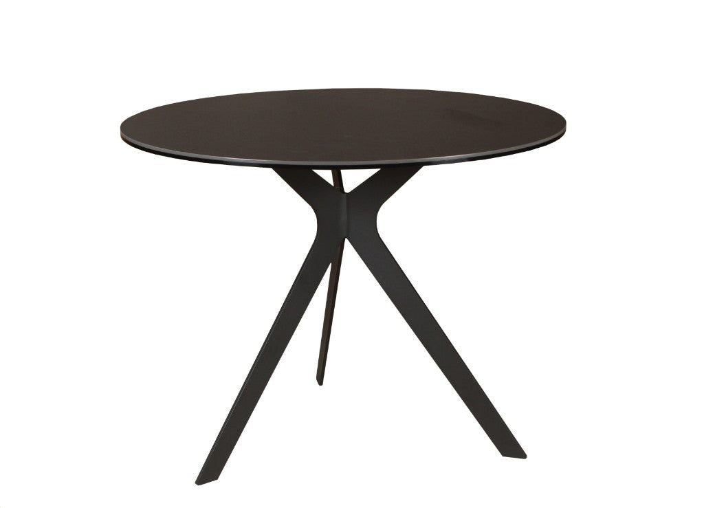 Pivot Round Ceramic Glass Side Table 60cm