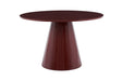 Cerise Round Pedestal Dining Table 120cm - Cherry