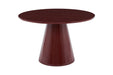 Cerise Round Pedestal Dining Table 120cm - Cherry