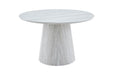 Halcyon Round Travertine Look Dining Table 120cm