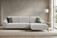 Sorrento 3 Seater Sofa with Right Chaise - Cloud