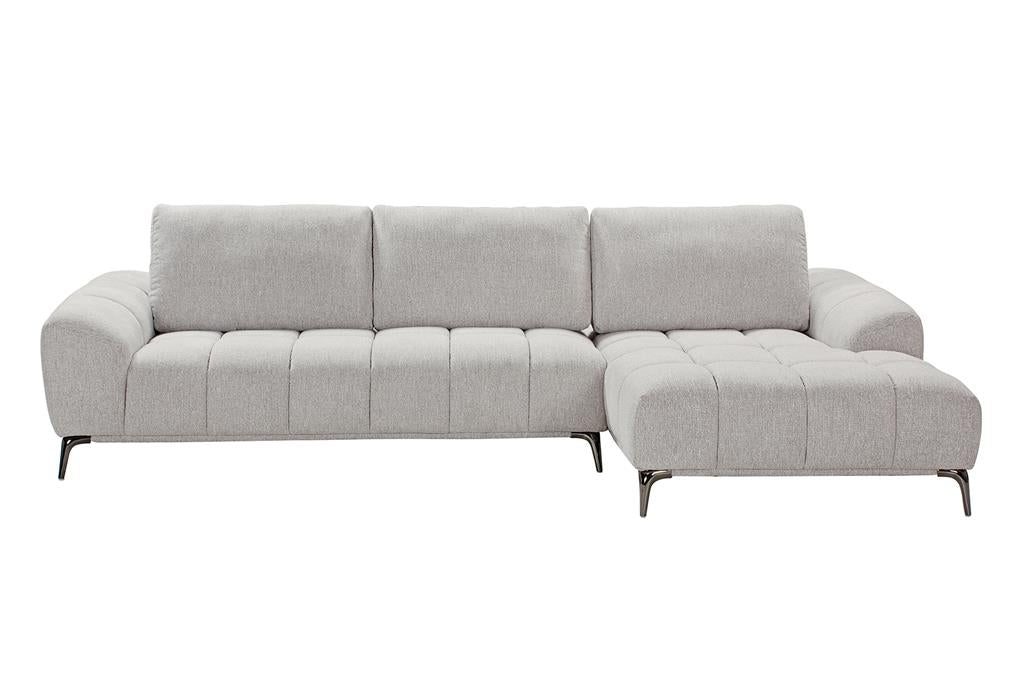 Sorrento 3 Seater Sofa with Right Chaise - Cloud