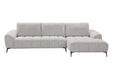 Sorrento 3 Seater Sofa with Right Chaise - Cloud