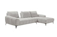 Sorrento 3 Seater Sofa with Right Chaise - Cloud