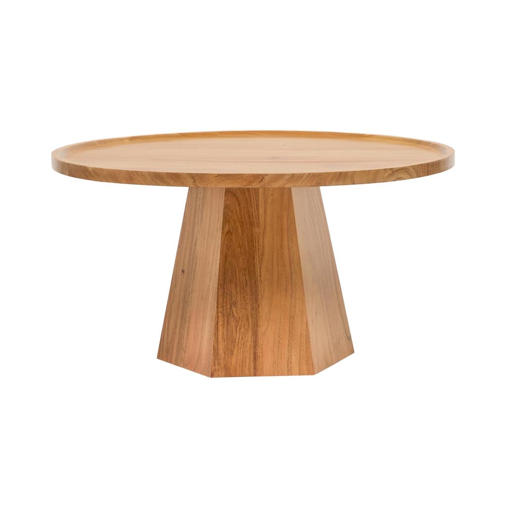 Duo Acacia Nesting Coffee Tables Set of 2 - Natural
