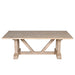 Santa Fe Mango Wood Dining Table 220cm - White Wash