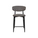 Ludo Fabric Bar Chair - Dark Grey/Black